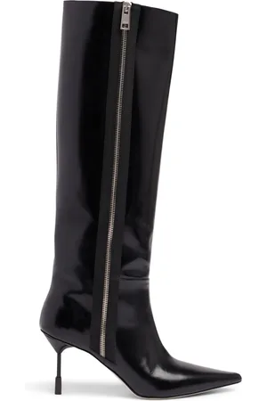 Msgm Bottes Hautes En Cuir Tr 75 Mm