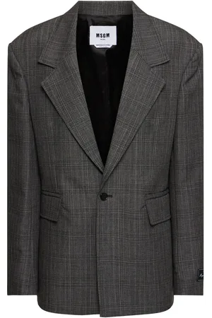 Msgm Veste En Laine À Boutonnage Simple