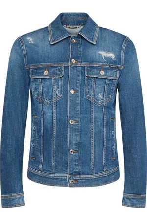 Dolce & Gabbana Veste En Denim De Coton Stretch D