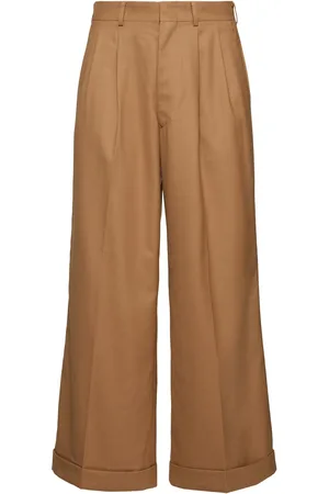 JUNYA WATANABE Pantalon Plissé En Laine Mélangée
