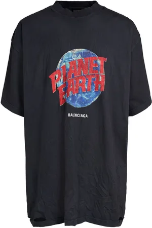 Balenciaga T-shirt En Coton Vintage Planet Heart