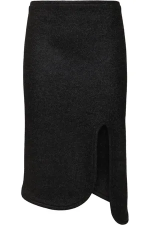 Victoria Beckham Jupe Tube Midi En Laine Rembourrée