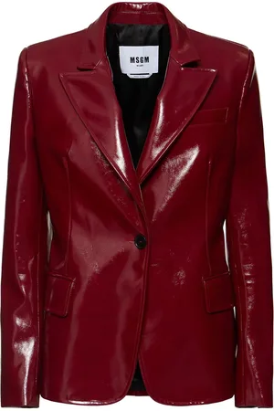 Msgm Veste Vernie À Boutonnage Simple
