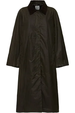Totême Manteau Long En Coton Ciré Country