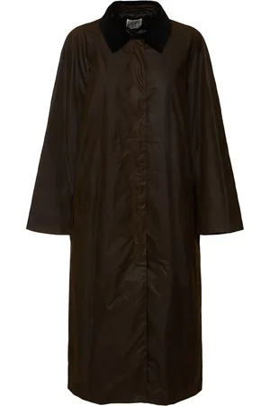 Totême Manteau Long En Coton Ciré Country