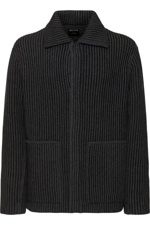 Ermenegildo Zegna Veste En Laine Mélangée