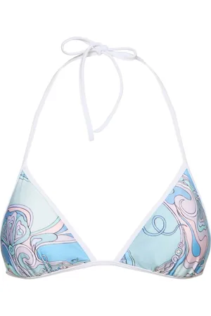 Puccini Haut De Bikini Triangle En Lycra Imprimé