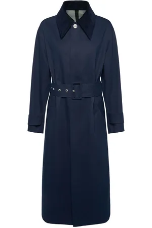 Ami Trench-coat En Toile De Coton Avec Ceinture