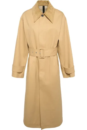 Ami Trench-coat En Toile De Coton Avec Ceinture