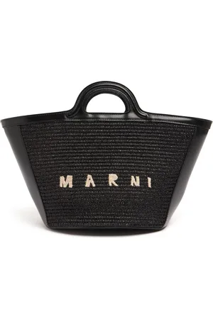 Marni Petit Sac Imitation Raphia Tropicalia
