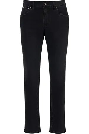 Dolce & Gabbana Jean En Denim Stretch Délavé