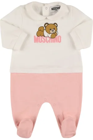 Moschino Barboteuse En Coton Imprimé