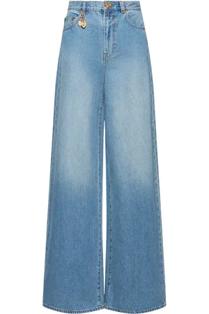 ZIMMERMANN Jean Ample En Denim De Coton Crush