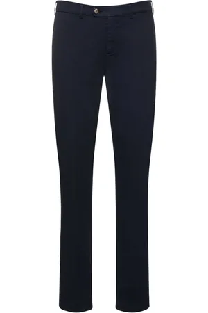 Brunello Cucinelli Pantalon En Gabardine De Coton