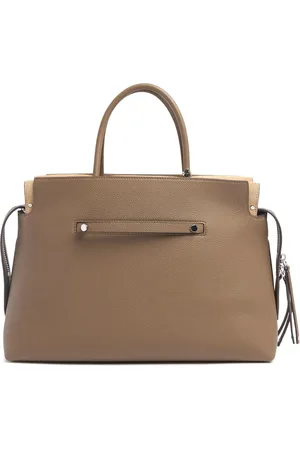 Tory Burch Grand Sac Satchel En Cuir Mercer