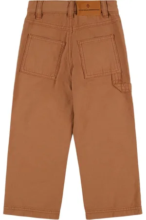 The Animals Observatory Pantalon En Gabardine De Coton Imprimé