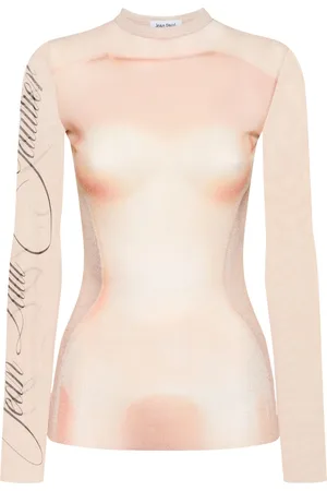 Jean Paul Gaultier Haut En Mesh Imprimé Le Classique