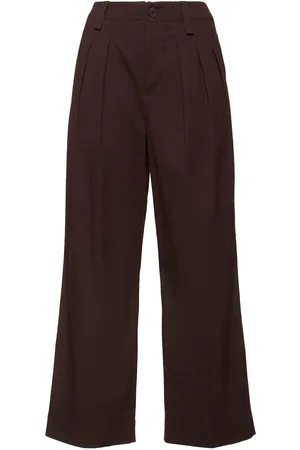 Issey Miyake Pantalon Ample En Laine Mélangée Enclothe Washi