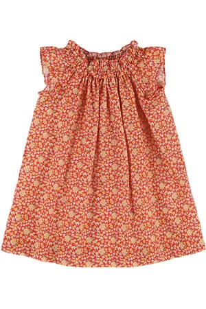 BONPOINT Robe En Mousseline De Coton Imprimé