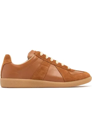 Maison Margiela Sneakers Basses En Cuir Replica