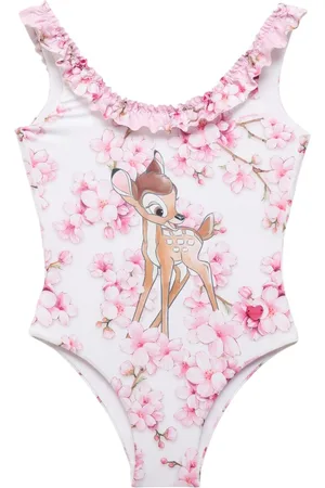 MONNALISA Maillot Une Pièce En Polyester Mélangé Imprimé