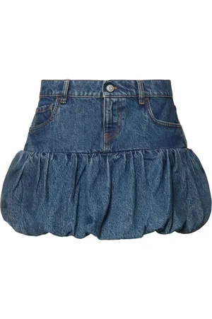 COPERNI Jupe Courte Bouffante En Denim