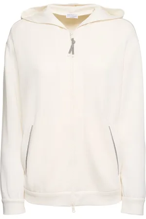 Brunello Cucinelli Sweat-shirt En Coton Mélangé À Capuche
