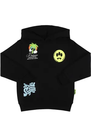 BARROW Sweat-shirt En Coton Imprimé À Capuche
