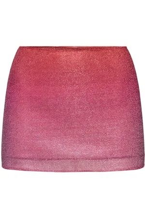Oseree Jupe Courte En Lurex Lumiere