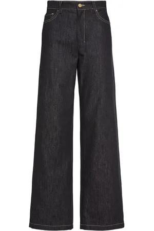 Max Mara Jean Ample En Denim Taille Mi-haute Balco