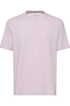 Brunello Cucinelli T-shirt En Jersey De Coton À Logo