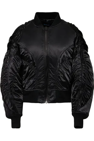 MUGLER Veste Bomber En Tissu Technique Brillant