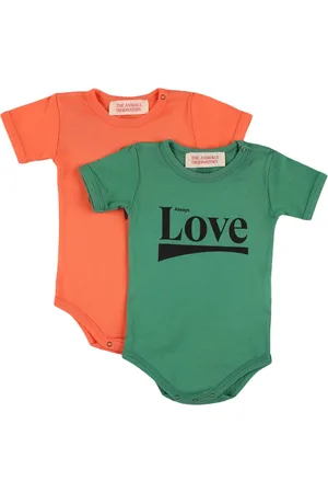 The Animals Observatory Lot De 2 Bodys En Jersey De Coton