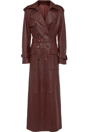 GIUSEPPE DI MORABITO Trench-coat Long En Cuir D