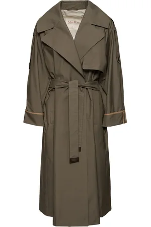 Max Mara Trench-coat En Sergé Utrench