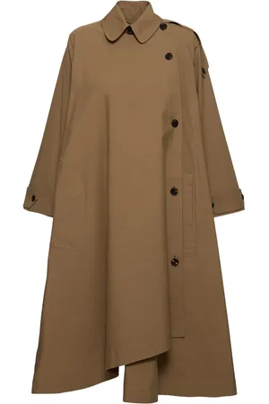 The Row Trench-coat Long En Popeline De Coton Aralia