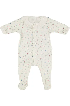 Petit Bateau Barboteuse En Jersey De Coton Imprimé