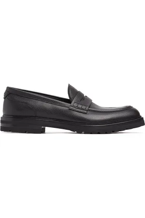 Dolce & Gabbana Mocassins En Cuir Grainé Formale