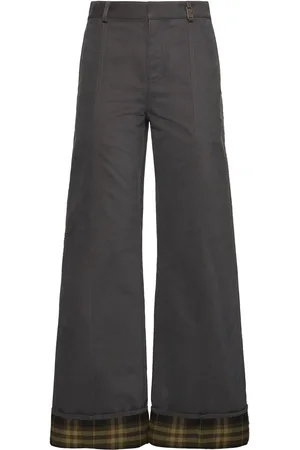 Burberry Pantalon Ample En Nylon Et Coton
