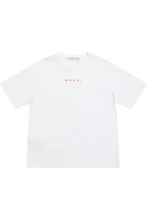 Marni T-shirt En Jersey De Coton Imprimé