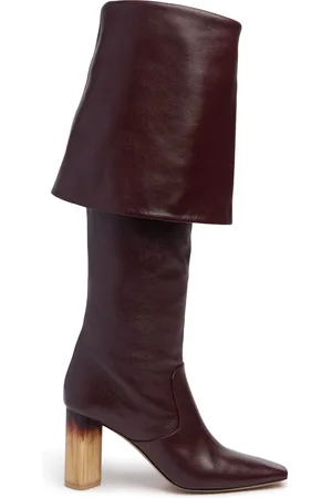 Chloé Bottes Hautes En Cuir Georgia 85 Mm