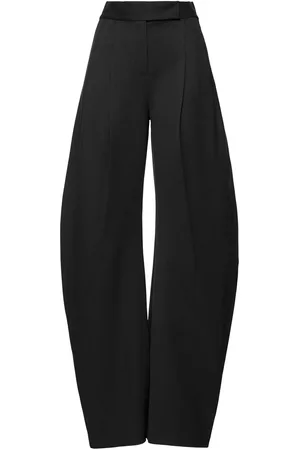 The Attico Pantalon Large En Gabardine Gary