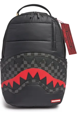Sprayground Sac À Dos À Imprimé Carreaux Et Requin Dlx