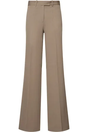 The Attico Pantalon Ample En Gabardine