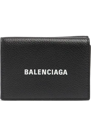 Balenciaga Portefeuille En Cuir À Logo