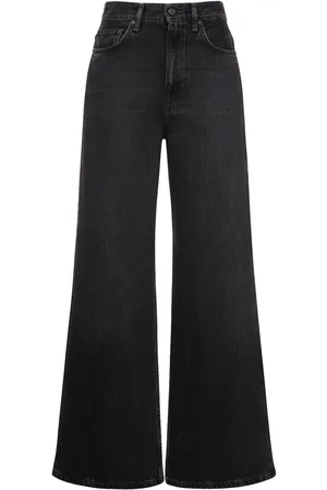 Acne Studios Jean Évasé En Denim Taille Haute 2022