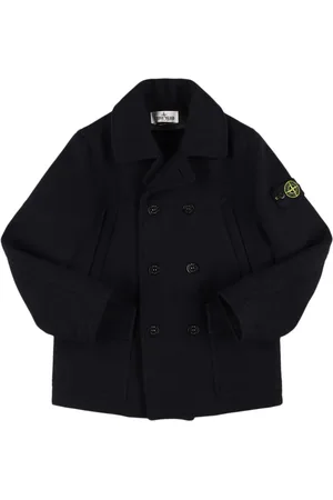 Stone Island Veste En Laine Mélangée