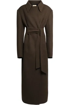 Khaite Manteau Long En Laine Lea