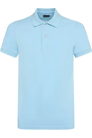 Tom Ford Polo En Piqué De Coton Tennis