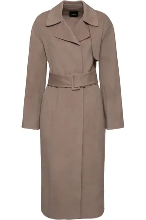 THEORY Trench-coat En Laine Et Cachemire & Ceinture